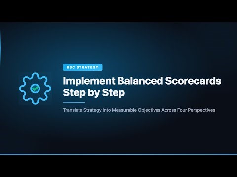 Implement Balanced Scorecards Step by Step | Complete Overview