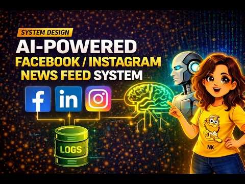 Design AI Powered Facebook / Instagram News Feed System | Feed Ranking Architecture