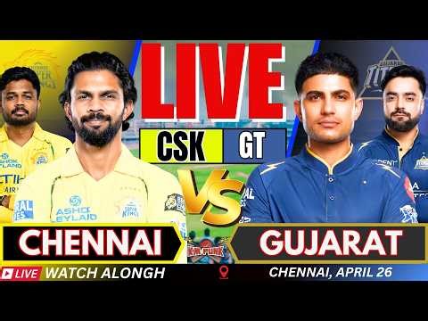 🔴IPL Match: Chennai vs Gujarat live, 37th Live match IPL 2026 | CSK vs GT, Live IPL Match Today #ipl