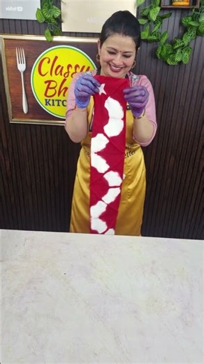 😍✨ye Homemade Saree ki Design Kesi lagi? DIY Tie & Dye Ep 62 | #shorts #classybhavakitchen #viral