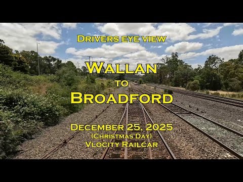 Drivers eye view, Wallan to Broadford, VL, BG, Dec 2025
