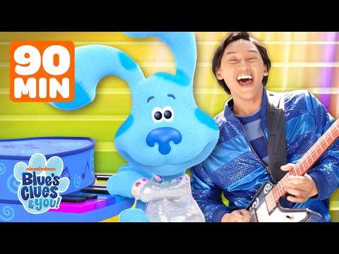 Blue & Josh Sing, Dance & Move for 90 Minutes! 🪩🎶 | Blue's Clues & You!