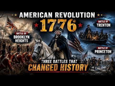 American Revolution 1776 Battles of Brooklyn Heights, Trenton & Princeton