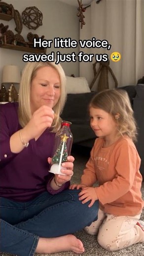 Her Little Voice, Saved Just for Us 🥹 Dad Tried to Hide His Tears