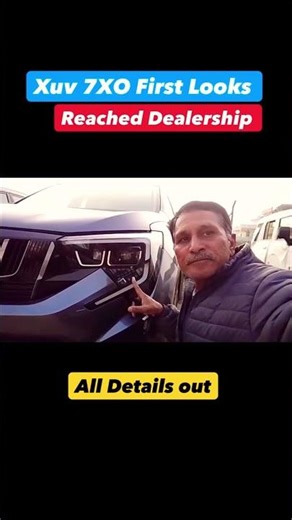 Mahindra XUV 7XO first Looks reached Dealership