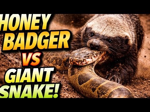 Honey Badger vs Python 😳🔥 Insane Fight You Must See!