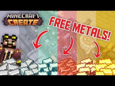 Automating ALL THE METALS in Minecraft Create Mod [#27]