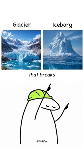 glacier vs icebarg, waterfall vs spring, magma vs lava! what is the difference? #shorts