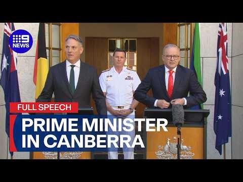IN FULL: Head of navy to take over as Australia's Chief of Defence | 9 News Australia