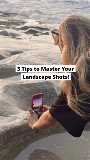 3 Tips to master landscape shots!🙌🥰 More tips https://iphone.to/ipa-fbp260123 #iphone #iphonephotoacademy #landscapephotography | iPhone Photography School