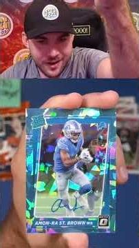 2021 Panini Donruss Optic Amon-Ra St. Brown Rookie Auto /15!