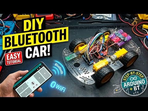 How To Make A Bluetooth Controlled Car At Home - Easy DIY!