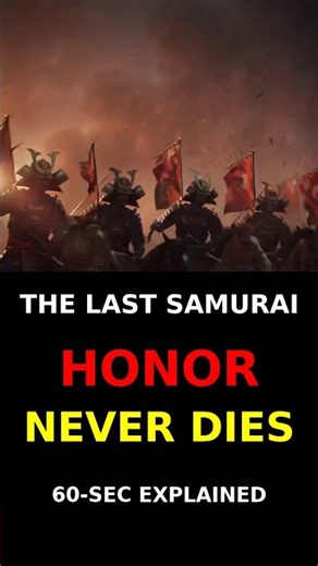 The Last Samurai Explained in 60 Seconds — Hired to Destroy Them, He Became One