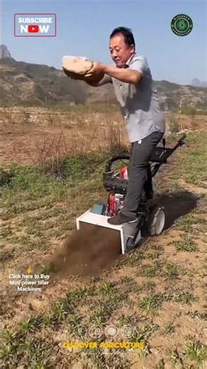 Amazing Mini Power Tiller Machine
