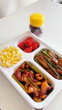 Pack my lunch box with me #food #asmr #lunchbox #bento