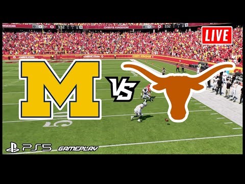 🔴LIVE: Michigan vs Texas | College Football 2025 - Full Game HD Livestream | GAMEPLAY 