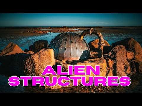 I found an alien structure on the beach! Photos and drone footage | Jersey, Channel Islands ‪@DJI‬