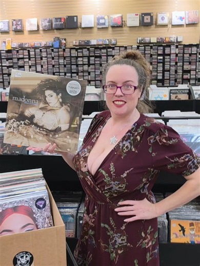 Is Madonna not the Greatest Pop Star of All-Time? Check out all in AWESOMENESS in Tonight's Record Store Restock! #Madonna #Queen #RecordStore #PopMusic #VinylCollection @madonna @Talking Heads @Dave Matthews Band @Nine Inch Nails @thebandghost
