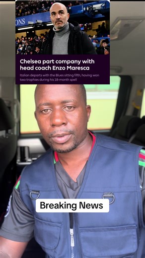 Enzo Maresca is parted ways with Chalsea FC the blues #sports #fyp #chelsea #viral #premierleague