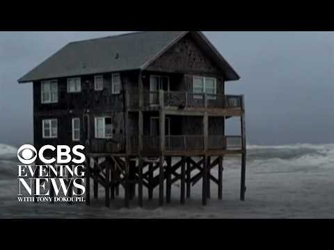 Powerful nor'easter hits North Carolina, Virginia, New Jersey: "It's very scary"