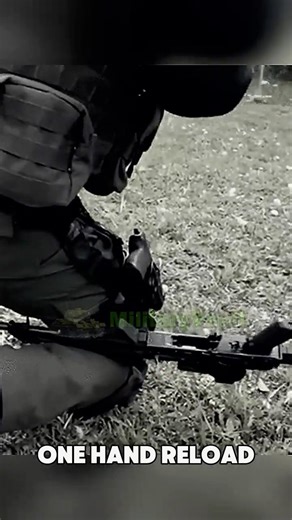Standard Reload compared to One Hand Reload #military #militaryvault