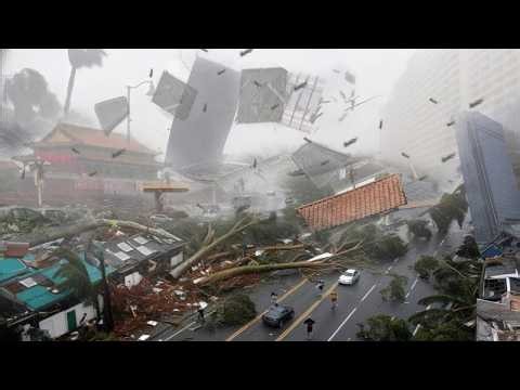 Taiwan Hit by Typhoon Champi! 170+ Injured,Giant Waves, Power Outages & Evacuations!