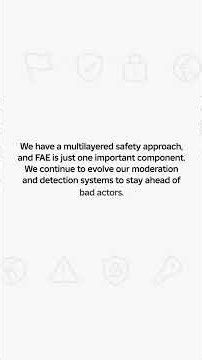 An update on our safety initiatives.