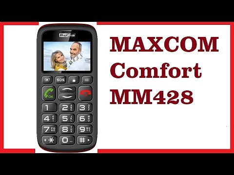 MAXCOM Comfort MM428 | pentru batrani, cu butoane mari | - Telefon Senior Mobil