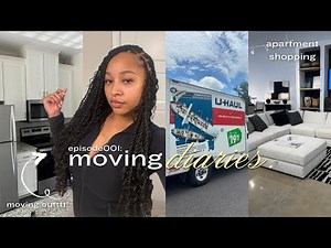 moving diaries ep1: new beginnings! preparing to move + packing + apartment shopping & more!