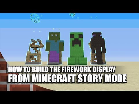 How To Build The Firework Display From Minecraft Story Mode!