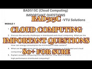 Cloud Computing, Super important questions, 22 scheam, 5th sem, BAD515C
