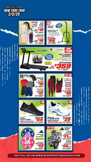 Take a look at our weekly ad!! 😍 Items like baseball & softball gear including cleats, helmets and bats are on sale now. 🔥 | Big 5 Sporting Goods