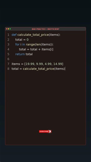 Stop Doing This in python