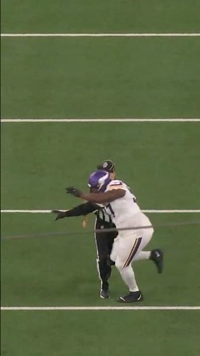 What happens when the ref gets hit? #nfl #football