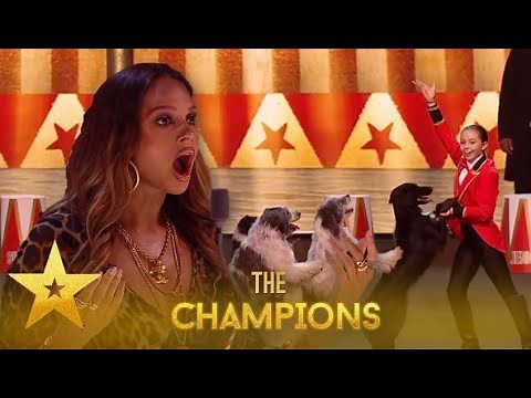 Alexa Lauenburger: 11 Y.O. And Her Dogs SHOCK Britain! WATCH! | Britain's Got Talent: Champions