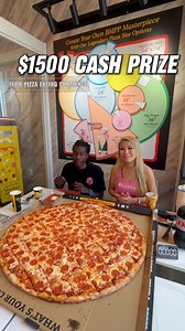 $1500 cash prize pizza eating challenge @mohshiesty @bigmamasnpapas @bmppglendale | Raina Huang