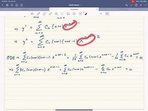 Solving 3xy'' + y' - y = 0 Using the Frobenius Method