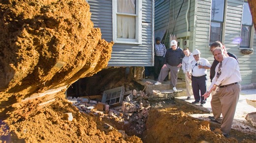 That sinking feeling: What causes sinkholes and how do you fix them?