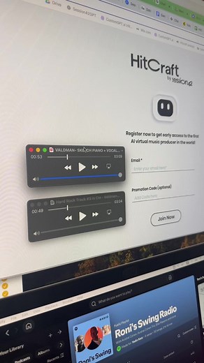 Sign up today and be the first to get acces! www.session42.ai #HitCraft #AI