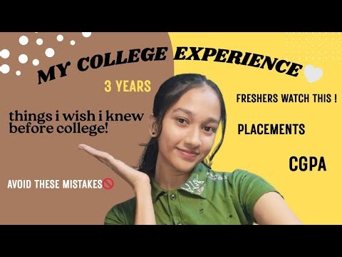Things I Wish I Knew Before College 😳 | My College Experience ✨️