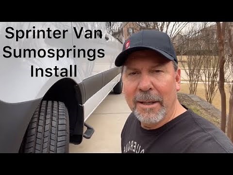 Sprinter Van Sumospring front suspension installation