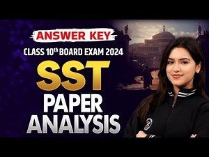 Class 10 Social Science Answer Key 2024 | SST Paper Solutions 2024 (All Sets) | Board Exam 2024