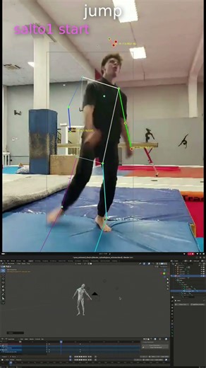 acro cv - blender and LLM to build avatars on acrobatics