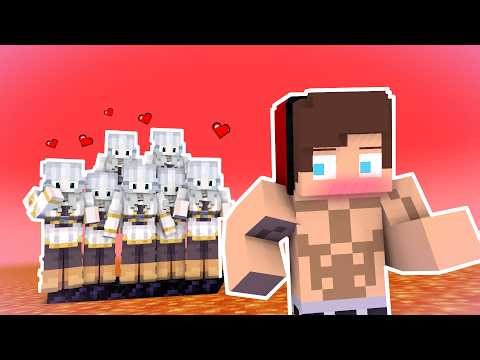 JJ was left alone with CUTE ANIME GIRLS on a platform surrounded by LAVA