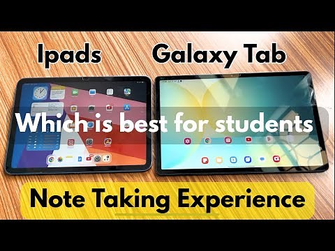 Samsung Tab Vs Ipads | Note Taking, Reading & data Transfer