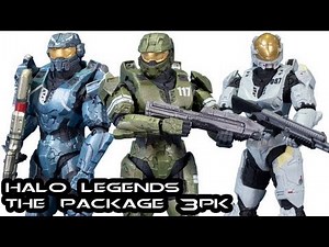 McFarlane Halo Legends: THE PACKAGE 3PK Review