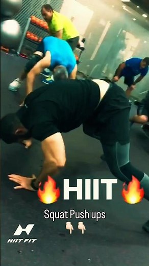 Squat push ups 💪🏻⚡️