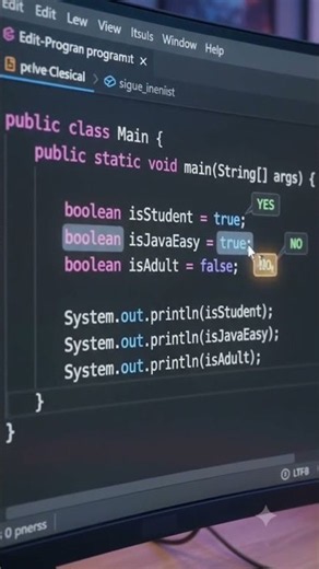 Java Boolean Explained 🔥 True vs False in 10 Seconds #java #coding #javaprogramming #usashorts #usa