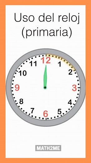 347K views · 9.2K reactions | Te enseño como leer el reloj de manera fácil ⏲️ | Math2mekids | Facebook