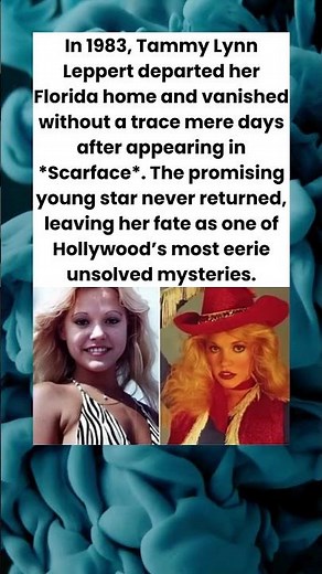 The Actress Who Disappeared Following Scarface – Tammy Lynn Leppert, 1983